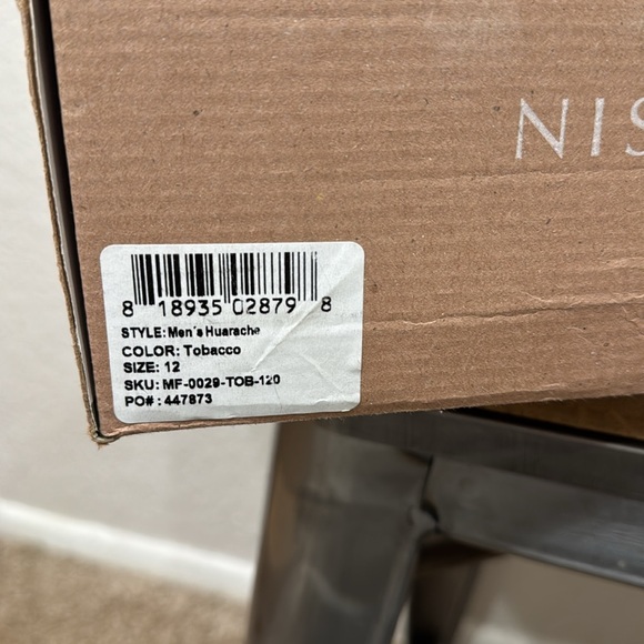 Nisolo Huarache Leather Sandals Tobacco Size 12 main image 10